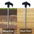 thumbnail image 4 of LJNYFDC Threaded Tent Stakes 8Pcs Screw in Tent Stakes Set Heavy Duty 8 inch Steel Tent Stakes with Hexagonal Sleeves Easy Setup Drillable Ground Stakes, 4 of 6