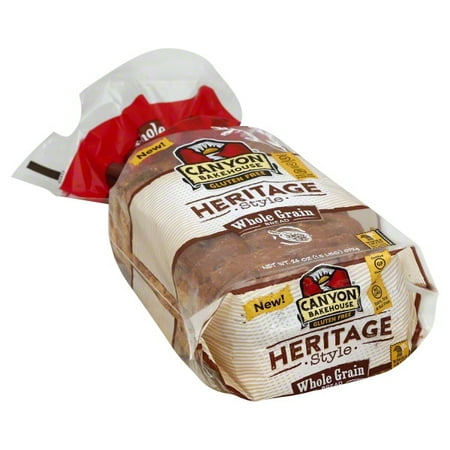 Grain Bread - Canyon Bakehouse Heritage Style Whole Grain Gluten Free Bread, 24 oz. (Pack of 3)