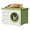 Green, variant on Outdoor Cat House Weatherproof&Insulated,Plastic Waterproof Elevated Cat Shelter Stackable Pet House Cat Wave for Outdoor Indoor Use with Bed Cushion(Green)