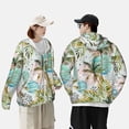 thumbnail image 4 of Fotbe Watercolor Palm Tree Chaqueta con Protección Solar UPF 50+ para Hombre y Mujer, Camisa con Capucha y Bolsillos-XX-Large, 4 of 7