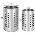 thumbnail image 2 of Stainless Steel Cooking Utensil Holder, Kitchen Utensil Drying Cylinder, Spoon Holder, Cooking Utensil Organizer for All Kitchens, 2 of 7