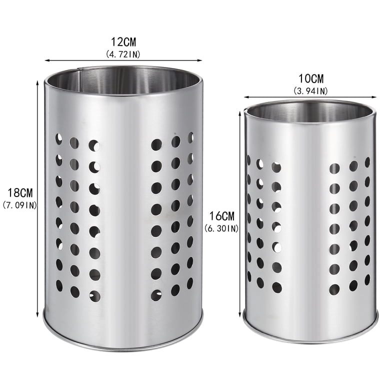 Teihexin Stainless Steel Cooking Utensil Holders, Set of 2 photo 2