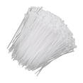 thumbnail image 5 of 100pcs Cable Zip Ties White Heavy Duty Plastic Wire Ties Clear Self Locking Nylon White Zip Ties for Indoor and Outdoor 3x100, 5 of 9