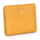 thumbnail image 2 of Billetera corta y delgada Qarigey para mujer con botones de ciervo Amarillo, 2 of 6
