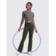 thumbnail image 3 of Pantalones CRZ YOGA Butterluxe de Cintura Alta y Pierna Acampanada en Oliva M, 3 of 6