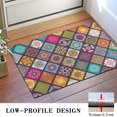 thumbnail image 3 of Multicolor Ethnic Geometric Patchwork Pattern Door Rugs,Washable Non Slip Door Mats Indoor,Decorative Door Mats,Entry Mat Indoor for Entrance,Bedroom,Kitchen,Bathroom,16"x24", 3 of 6