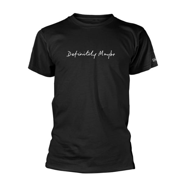 Oasis - Camiseta Definitely Maybe para Adultos Unisex (Negro) | Walmart en línea