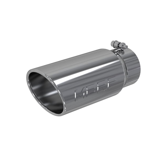 Punta de Escape MBRP T5051 12 cm Extremo Enrollado Inclinado T304