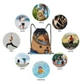 thumbnail image 6 of Sikiie Ocean Scene with Noah's Ark Drawstring Backpack Drawstring Bags, Draw String Back Bag for Sports, Gym, Travel, Swimming, Beach-Small, 6 of 6