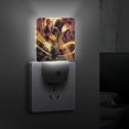 thumbnail image 4 of Ojos de Wakanda Luz nocturna LED con sensor de anochecer a amanecer para dormitorio, baño, pasillo, escaleras - Lámpara LED nocturna de enchufe, 0.5W - 1 pieza, 4 of 6
