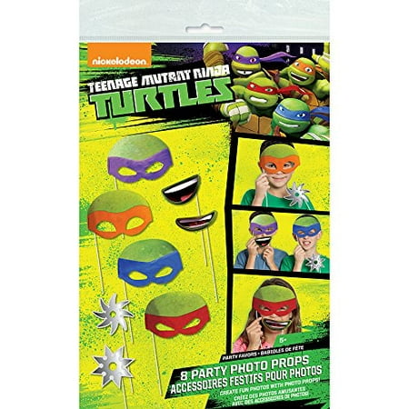 Teenage Mutant Ninja Turtles Photo Booth Props, 8pc