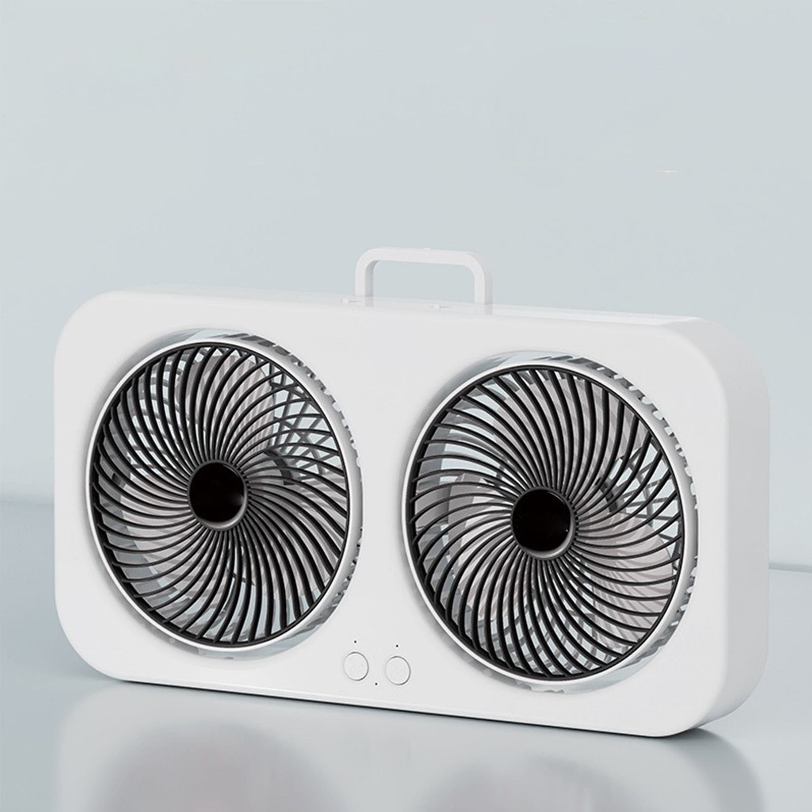 Kumdkd Twin Window Fan 3-Speed Adjustable Expanders Quiet Electric Household Fan
