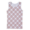 thumbnail image 3 of Sportoli Girls and Toddlers Underwear Ultra Soft 100% Cotton Pack of 4 Tank Top Undershirts - Polka Dot (Size 4/5), 3 of 7