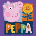 thumbnail image 2 of Junior's Peppa Pig Spring Portrait  Graphic Tee Purple Small, 2 of 3