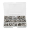 thumbnail image 1 of Kit d'Assortiment de Vis Hexagonales, Rondelle d'Écrou à Vis de Taille Standard M3 avec Pinces pour le Serrage et la Réparation, 1 of 8