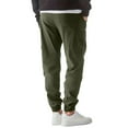 thumbnail image 4 of Men’s Casual Cargo Jogger Pants with Elastic Waistband Drawstring Multiple Pockets Relaxed Fit Lightweight Material Tapered Leg Design, 4 of 4