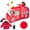 Fire Truck Tent with Costume set, variant on Ice Cream Truck Play Tent with 14 Pc. Pretend Play Food Set with Realistic Ice Cream Truck Sound Button - Pop Up Playhouse for Kids, Toddlers, Girls & Boys, Children’s Ball Pit, Indoor & Outdoor Tent