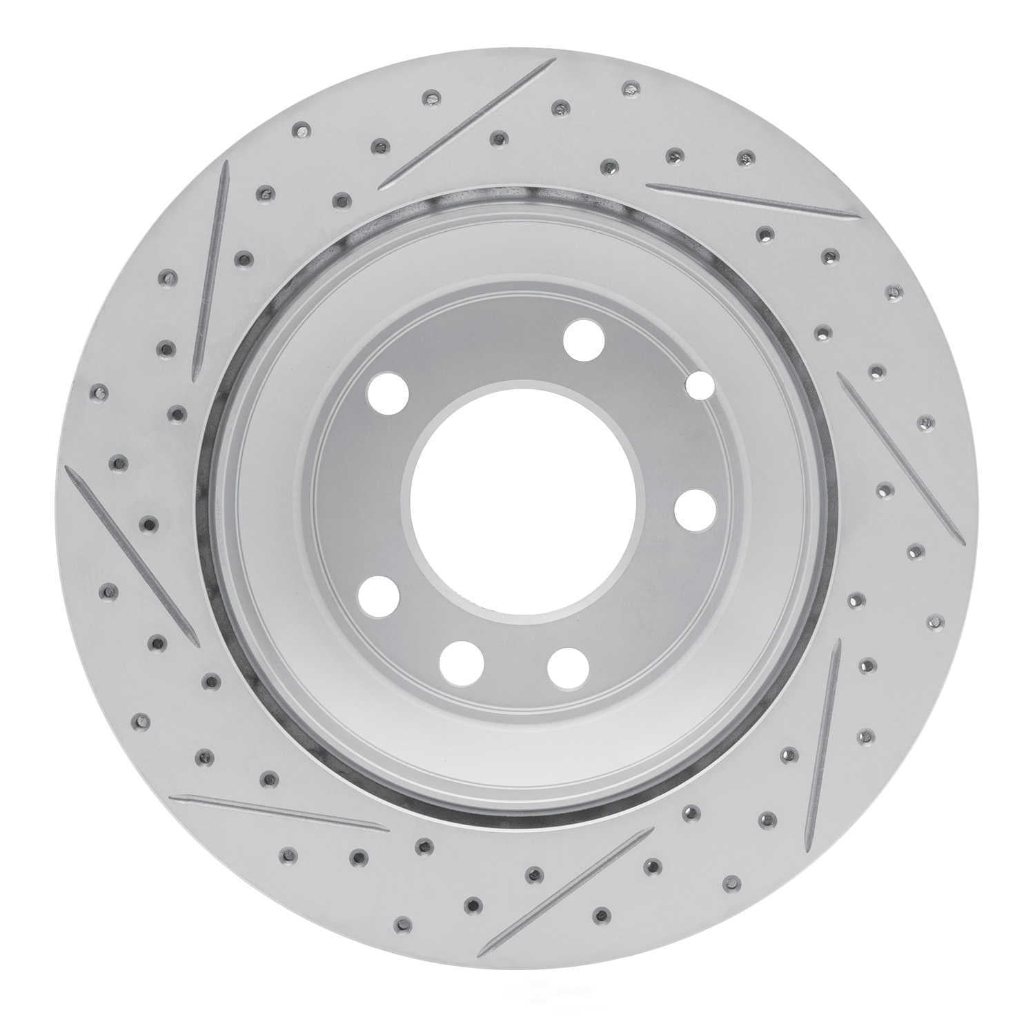 Dynamic Friction Company 830-74048R DFC Geoperformance Rotor - Drilled and Slotted