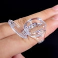 thumbnail image 3 of s Reciclaje transparente Sin herramientas separadoras Extensión de ñas Adhesivo Nail Art Maquillaje s de extensión Sunnimix Anillos de pigmento, 3 of 8