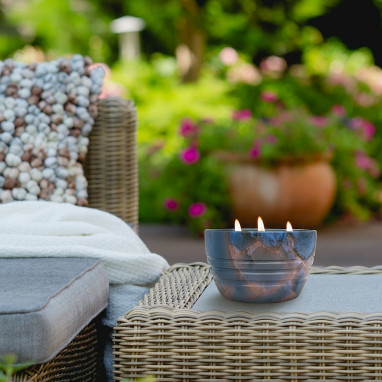 Mainstays 14oz Citrus and Citronella Outdoor Fragranced Candle