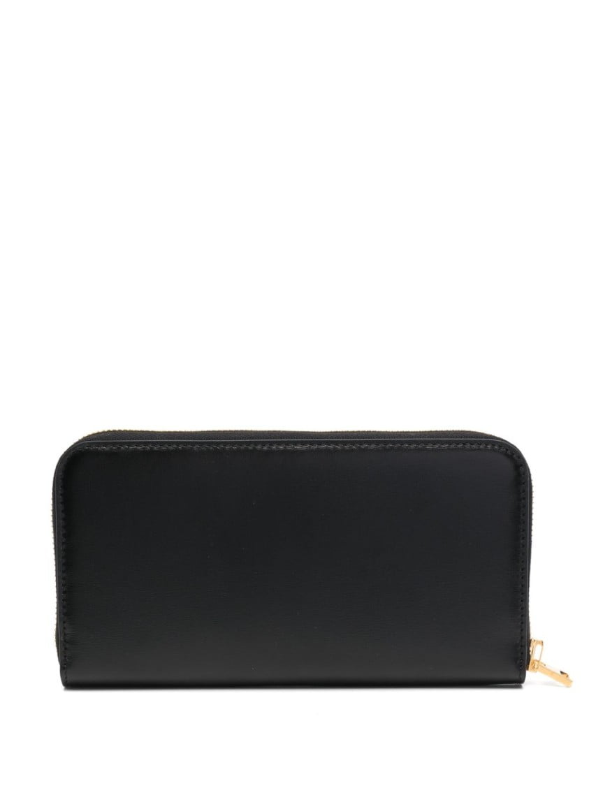 財布・小物その他 Tom Ford Black Calf Leather Wallet With Gold-Tone Clasp Tom Ford Women's Black Calf Leather Wallet With Gold-Tone