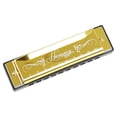 thumbnail image 1 of Instrumento Musical Toystoory órgano de boca armónica 10 agujeros Metal Oro, 1 of 6