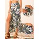 thumbnail image 2 of Faldas florales tropicales pamujer Falmaxi aly bacon cintufrunciAzul oscuro XS, 2 of 6