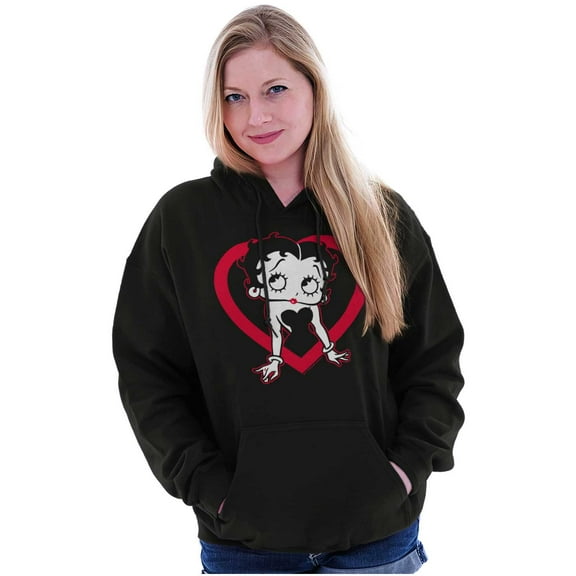 Vintage Retro Betty Boop Cartoon Hoodie Sweatshirt Women Brisco Brands S