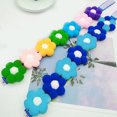 thumbnail image 3 of Flmtop Chats Collier Décoration de Fleurs Peau Réglable Amicale Chaton Collier Boucle pour Animal de Compagnie Produit Rouge Vert Bleu, 3 of 9