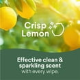 thumbnail image 5 of Clorox Disinfecting Cleaner Wipes, Flex Pack, Lemon Scent, 75 Count, 5 of 10