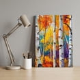 thumbnail image 4 of Autumn Birch Tree Grove Canvas Wall Art for Living Room Bedroom Bathroom, Rustic Farmhouse Country Orange Yellow Landscape Canvas Art Wall Decor, Artwork for Walls Home Office Decor, 8"x12", 4 of 9