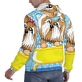 thumbnail image 4 of Bingfone Dog Takes A Bath In The Bathtub Men'S Drawstring Hoodie Long Sleeve Pocket Sweatshirts-Small, 4 of 9