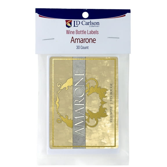 Amarone Self Adhesive Wine Labels 30 count