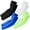 black/white/blue/neon, variant on SHEVERCH 4 Pairs Black Cooling Arm Sleeves Sun UV Protection Sports Compression Sleeves for Men Women