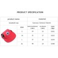 thumbnail image 2 of KAIYANG Gorra de béisbol para perros ajustable para deportes al aire libre, protección solar, sombrero para perros con orificios para las orejas para perros y mascotas (estilo XL 1, estilo 2), 2 of 5