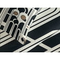 thumbnail image 3 of Ambesonne Modern Quilted Bedspread Set 3 Pcs, Simple Geometric Arch Rounds, Queen Size, Eggshell Camel Dark Grey, 3 of 4