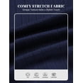 thumbnail image 3 of COOFANDY Mens Golf Polo Shirts Short Sleeve Textured Polo Shirts Slim Fit Button Polo T-Shirt Classic Summer Collared Golf Shirt, 3 of 5