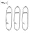 thumbnail image 2 of 100 Uds broches de Acero inoxidable Amonsee plata para Pesca, 2 of 8