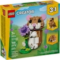 thumbnail image 3 of LEGO Creator 3 in 1 Cute Hamster with a Flower - Building Toy for Girls & Boys, Ages 7+ - Birthday Gift for Kids & Animal Lovers - Build a Hamster, Hedgehog or Eagle - 31376, 3 of 8