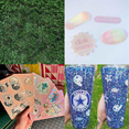 thumbnail image 1 of 20 Sheets Holographic Sticker Paper A4 Size Vinyl Lamination Stickers Film Waterproof Self Adhesive Laminate Sticker, 1 of 6