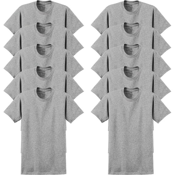 Gildan mens Ultra Cotton 6 oz. T-ShirtG200-SPORT GREY-XL-10PK