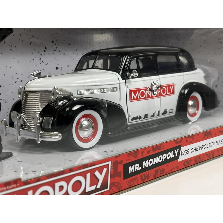ジャダトイズ 1:24 MONOPOLY 1939 MONOPOLY ミニカー 1939 Monopoly Chevy Master Deluxe w/Mr. Monopoly Figure 1:24
