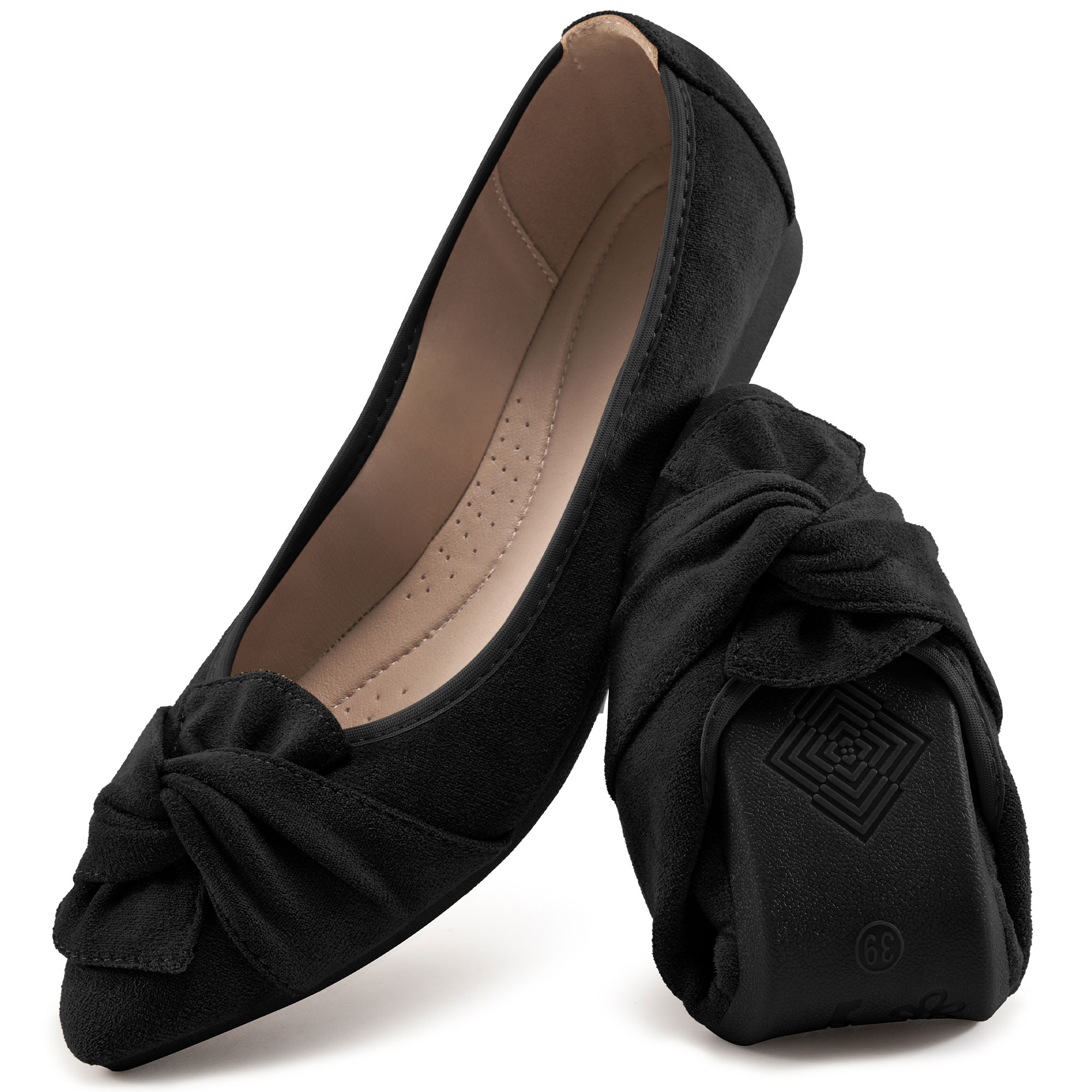 Ecetana Women's Pointed Toe Ballet Flats photo 7