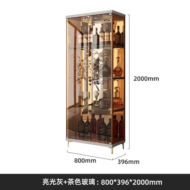 Librero Decor-armarios para sala de estar, armarios con acento de lujo para oficina nórdica, estantería artesanal, almacenamiento, muebles de salón