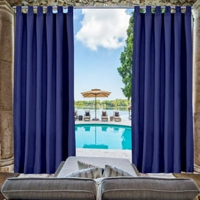 Pro Space Outdoor Curtains Tab Top 3 Long Window Curtain 1 Panel
