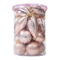 thumbnail image 3 of 21 piezas de adornos de bos de Navidad, adornos decorativos colgantes colgantes de Navidad para compromiso fiesta interior año Nuevo decoración champagne Sunnimix Colgantes Bolas, 3 of 7