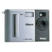 Vivitar DSC 350 - Digital camera - compact - 1.3 MP - black, silver