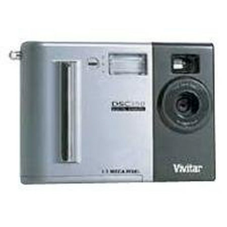 Vivitar DSC 350 - Digital camera - compact - 1.3 MP - black, silver