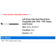 thumbnail image 2 of Left Driver Side Hood Shock Strut - Compatible with 1990 - 1997 Toyota Land Cruiser 1991 1992 1993 1994 1995 1996, 2 of 2