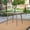 Grey#8GRY, variant on Outdoor Dining Table Outdoor Square Acacia Wood Table with Straight Legs, Gray,Patio Table